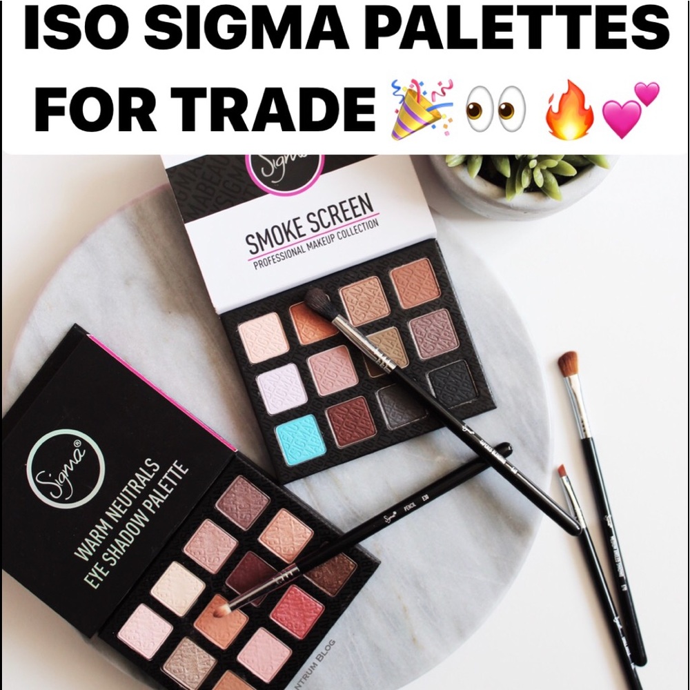 🚨🚨🔥🔥ISO SIGMA PALETTES FOR TRADE ONLY🔥🔥🚨🚨